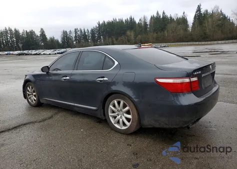 2007 Lexus Ls 460 из США, поврежденный, VIN JTHBL46F575042453